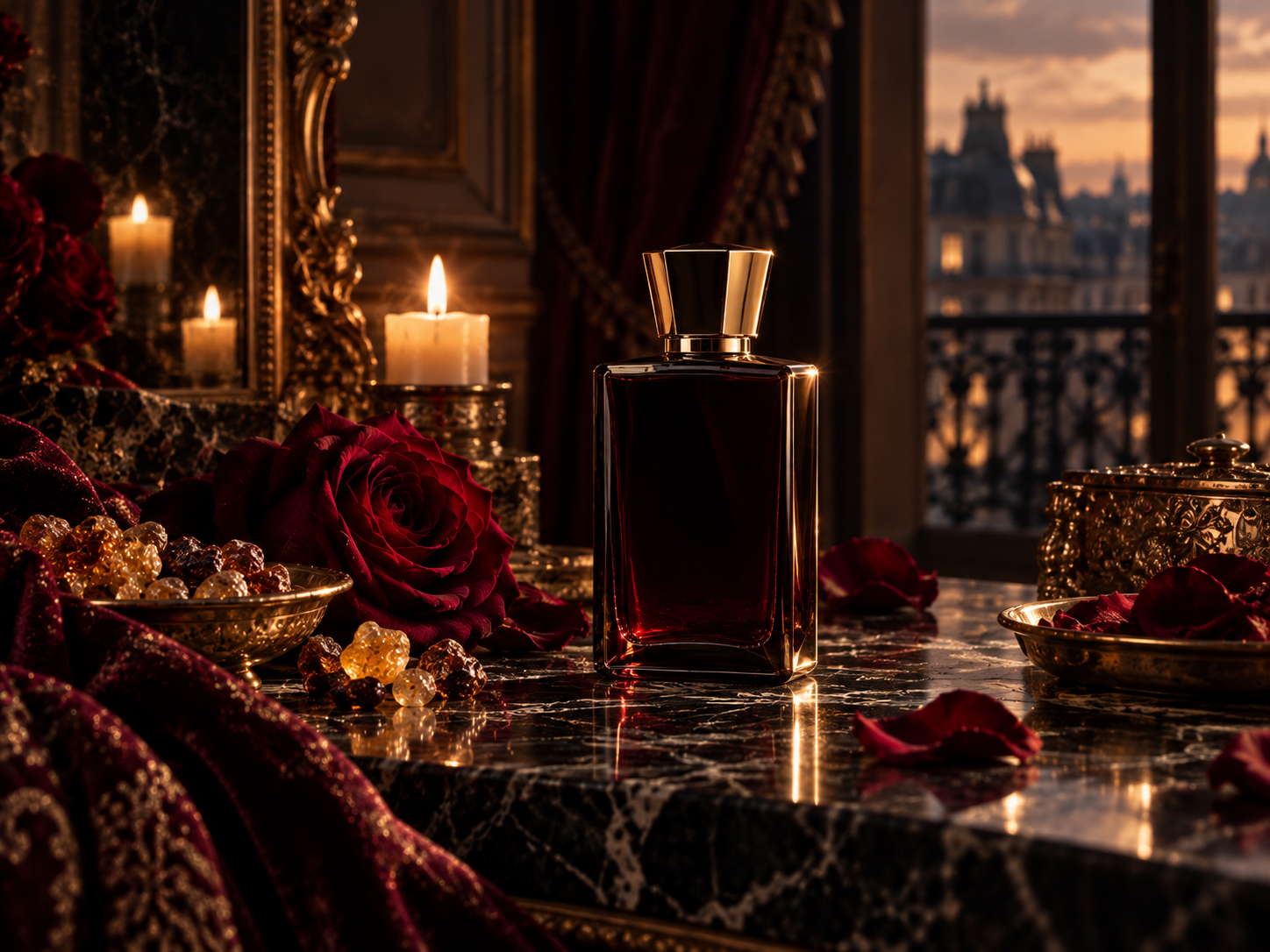Generated editorial still life used for By Kilian reviews
