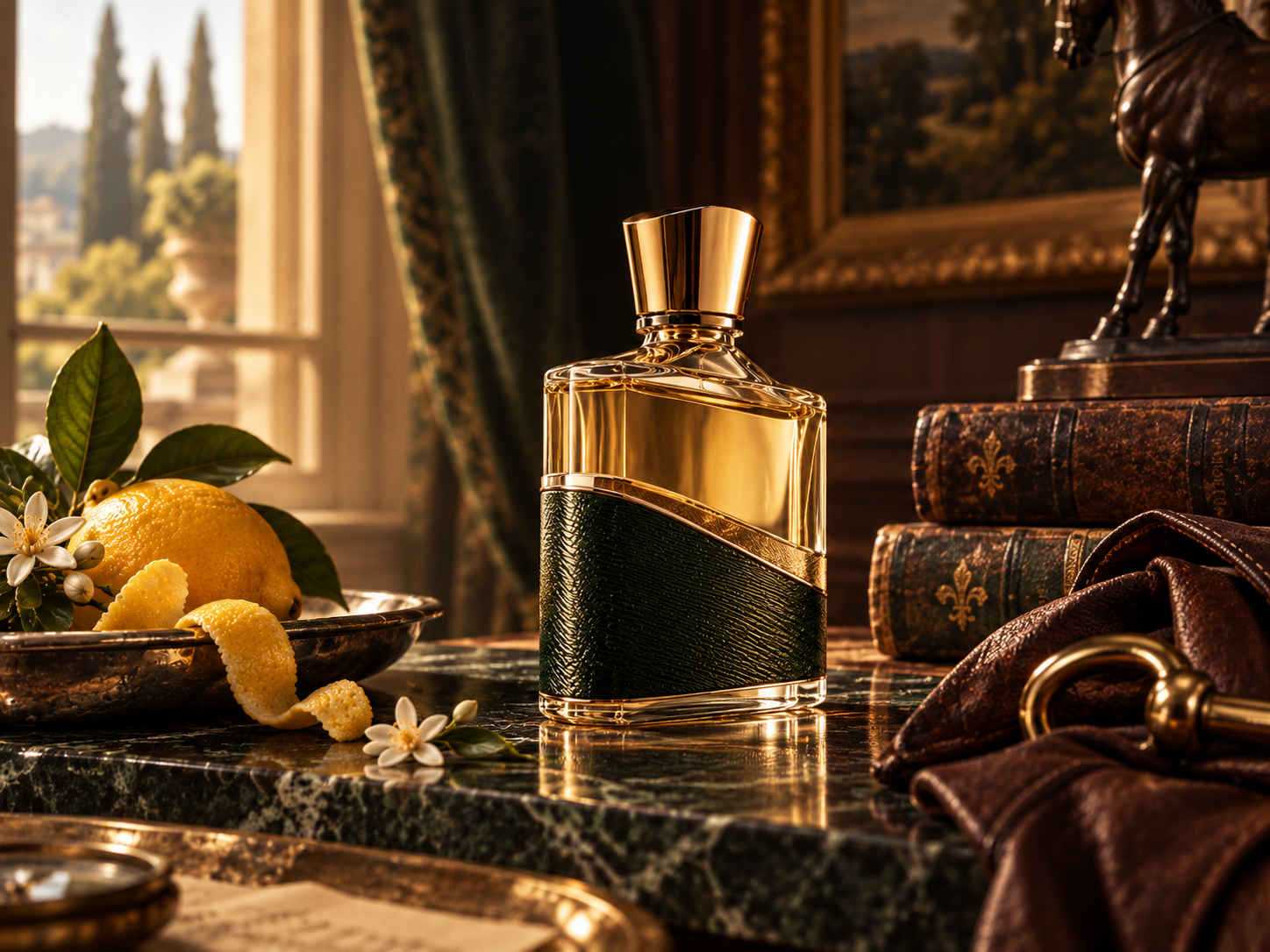 Generated editorial still life used for Creed reviews