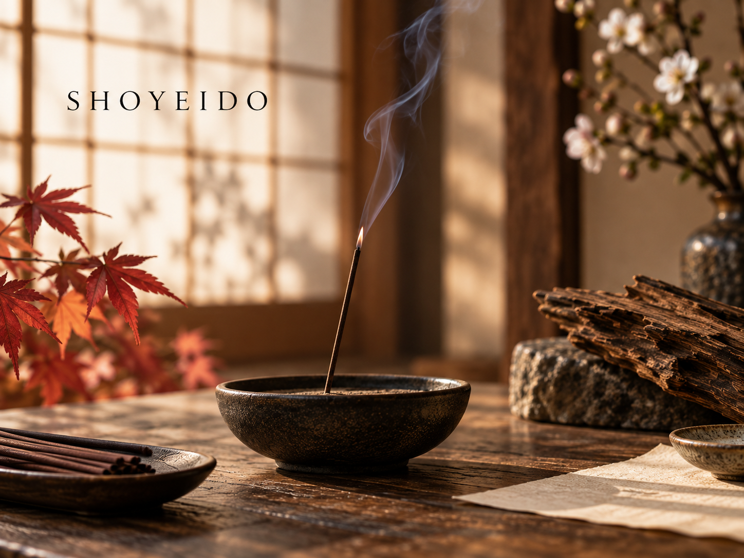 Generated editorial image used as a temporary visual for Shoyeido reviews